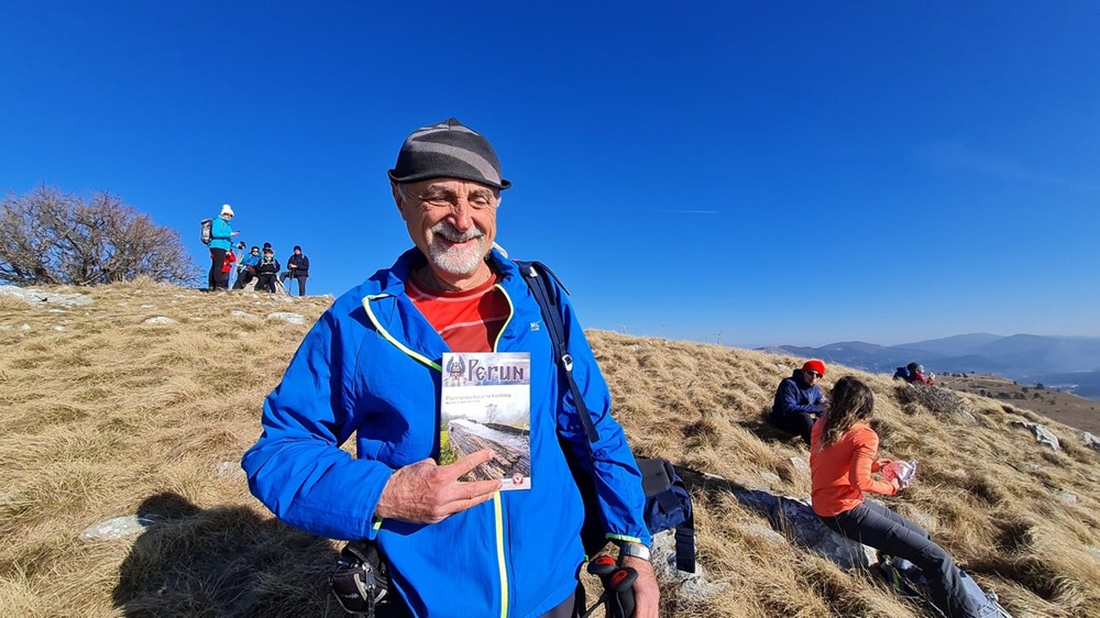 Sergio Težak s "Perunom" u planinama (Snimio Enes Seferagić Enki)